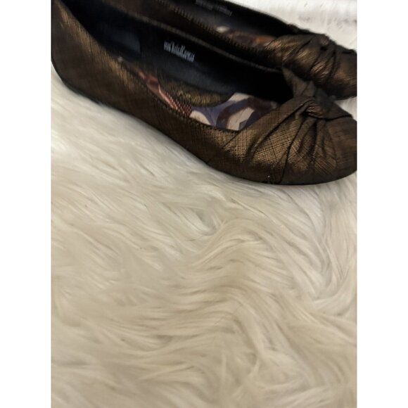 Born Lilly Bronze Ballerina Flat Comfort Shoe Women’s Size 10 - Picture 3 of 13
